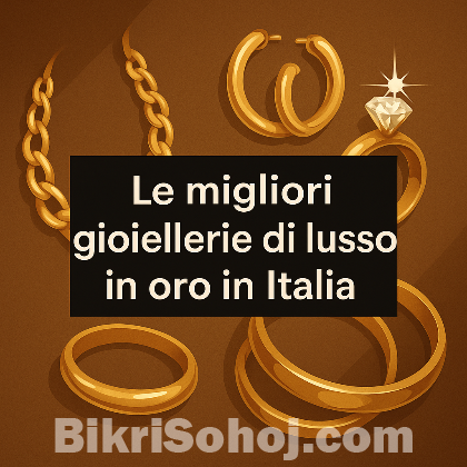 Negozio di gioielli di lusso in oro in Italia bikrisohoj